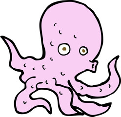 cartoon octopus