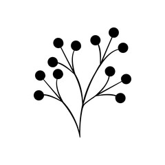 Flower icon vector. Spring illustration sign. Leaves symbol or logo.