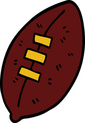 cartoon doodle football