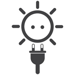 electric plug and socket icon