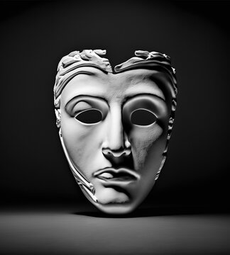 SCP 035 Mask / Greek Comedy & Tragedy Masks / Theater masks -  Portugal