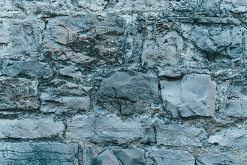 Stone wall structure of an old house