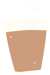 cartoon doodle coffee cup