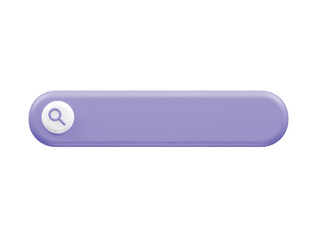 Search icon 3d rendering vector illustration transparent element