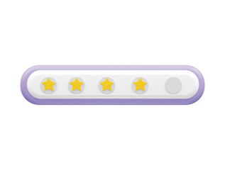 Quality star icon 3d rendering vector illustration