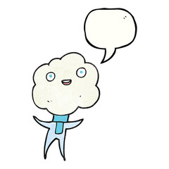 cute cloud head creature