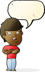 cartoon dissapointed man with speech bubble