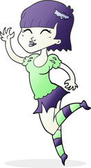 cartoon vampire girl