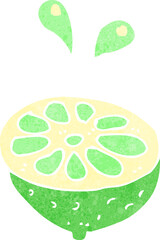 cartoon fresh lime