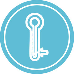 Naklejka premium low temperature circular icon