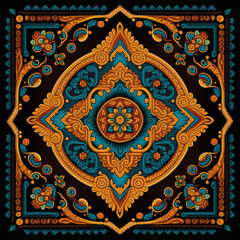 thai pattern sacred geometry art