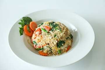 Fried rice with vegetables