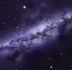 Fototapeta na wymiar starry sky background with constellation