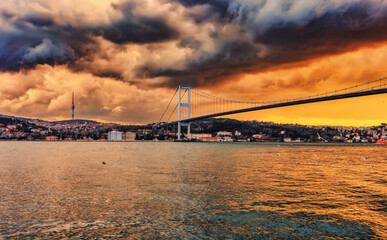 Bosphorus at sunset I