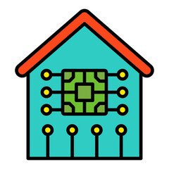 Home Filled Line Icon