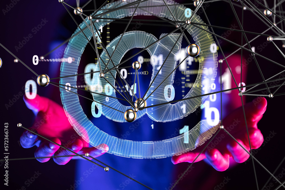 Aufkleber mail communication support contact concept service - connection