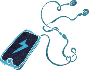 cartoon music player