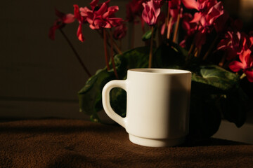 cup of coffee in the morning. espresso coffee	