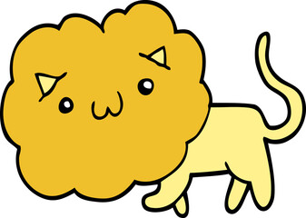 cartoon lion