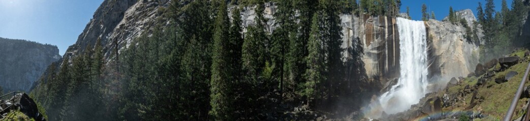 Vernal Falls panoramic view (Yosemite NP)