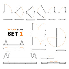 Architectural Drawing Doors Set 1 © Natta