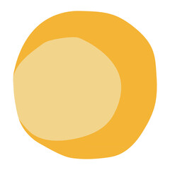 Moon. Kids Night Space Illustration