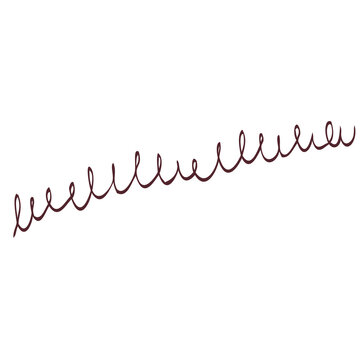 Doodle Squiggle Hand Drawn. Swash Brush Decorative Strokes. Underline, Emphasis, Scribble