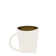 Cup of Hot Coffee Isolated Icon