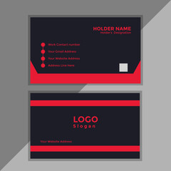 modern business card template.professional business card template. double sided business card template. creative modern name card and business card 