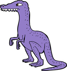 cartoon dinosaur