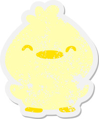 little chick grunge sticker