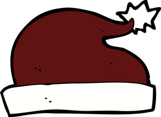 cartoon santa hat