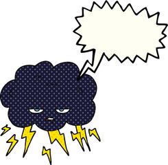 comic book speech bubble cartoon thundercloud