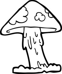 cartoon mushroom