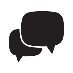 Chat icon. Talk bubble speech sign. Comment icon. Message, speech bubble vector icon.