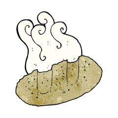 textured cartoon bread