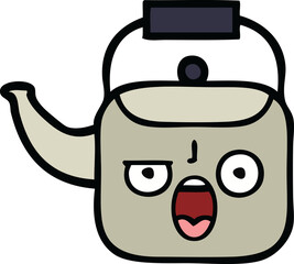 cute cartoon kettle