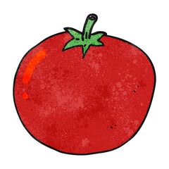 retro cartoon tomato