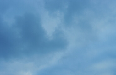 Abstract background of blue sky in cloudy weather.