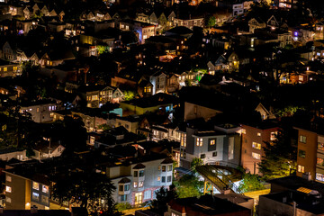 Fototapeta na wymiar San Francisco di notte