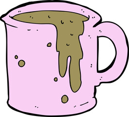 cartoon coffee mug