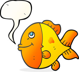 speech bubble cartoon fish