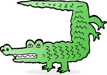 cartoon crocodile