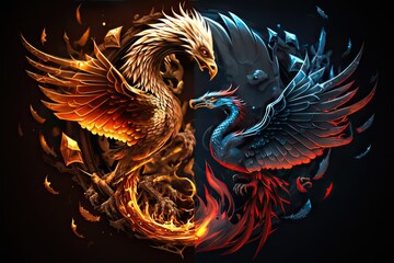 dragon and phoenix Generative Ai