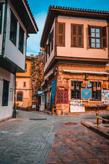 Fototapeta na wymiar Old town (Kaleici) in Antalya, Turkey