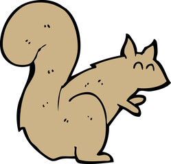 cartoon squirrel