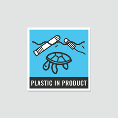 Plastic In Product. Tampon.