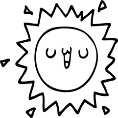 cartoon sun