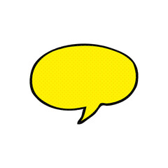 cartoon speech bubble