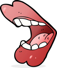 cartoon mouth